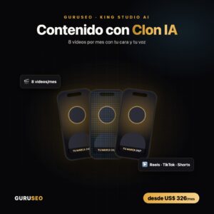 AI Clone Content / Contenido con clon IA – Guruseo