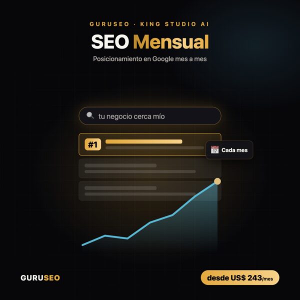 SEO Monthly / SEO mensual – Guruseo